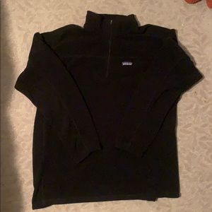 Men’s Patagonia fleece pullover 1/4 zip black